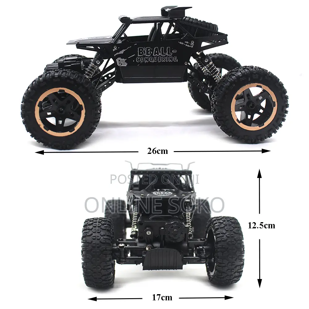 Rechargeable Rock Crawler Remote Control Car Stunt Toy