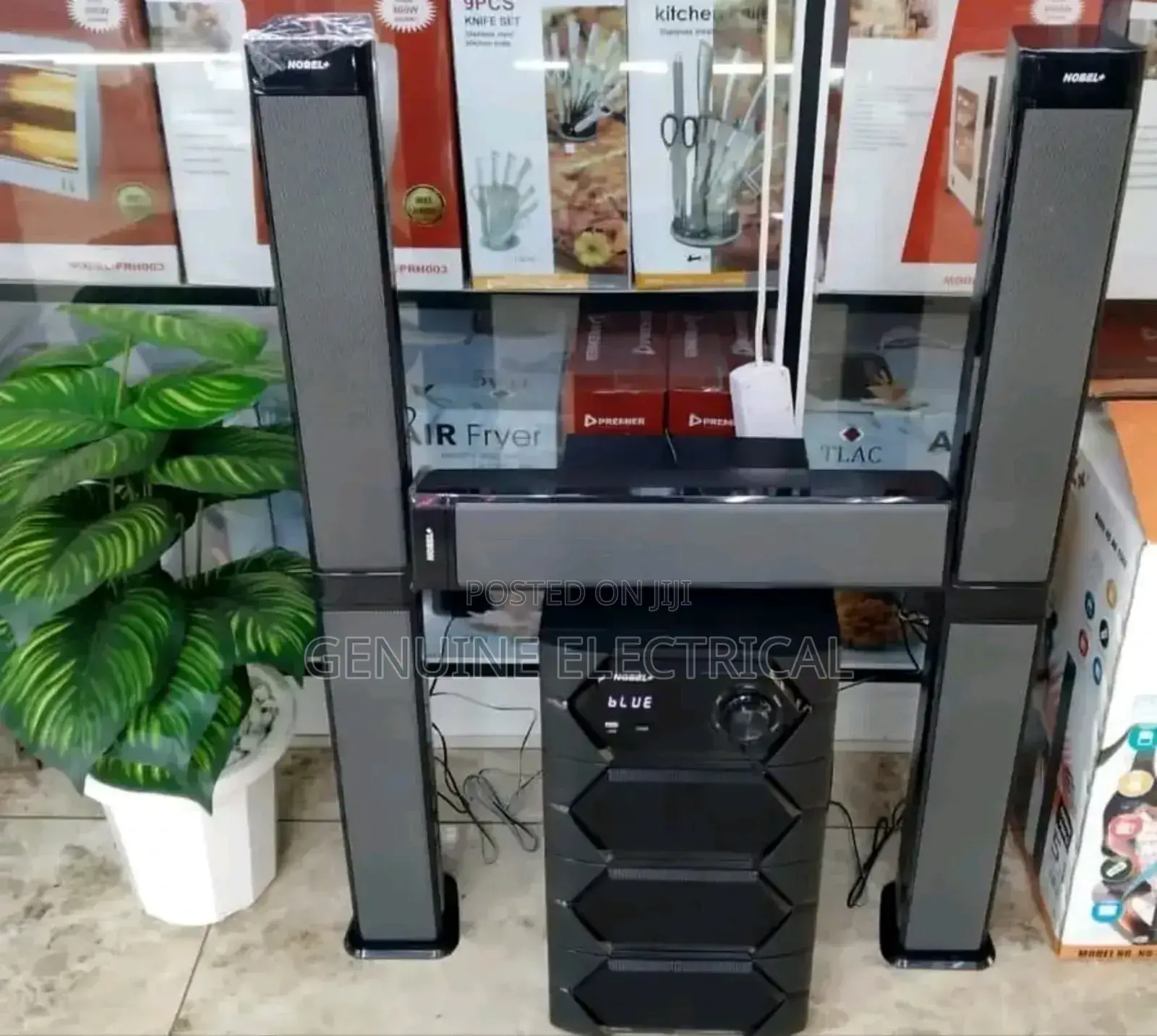 Nobel Tall Boy Speakers-Bt Hometheare Nb 2040