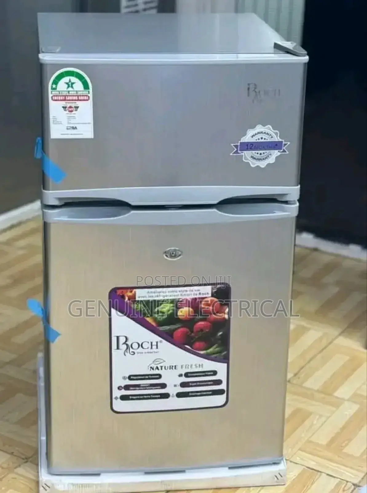 Roch Double Door Refrigerator - 85 Litres Top Freezer