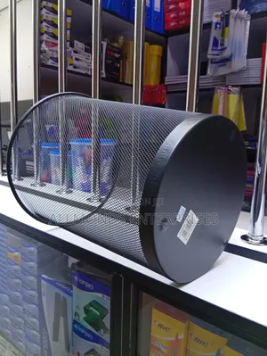 Metal/Mesh/Metallic Dustbin (29.5*34cm)-Big