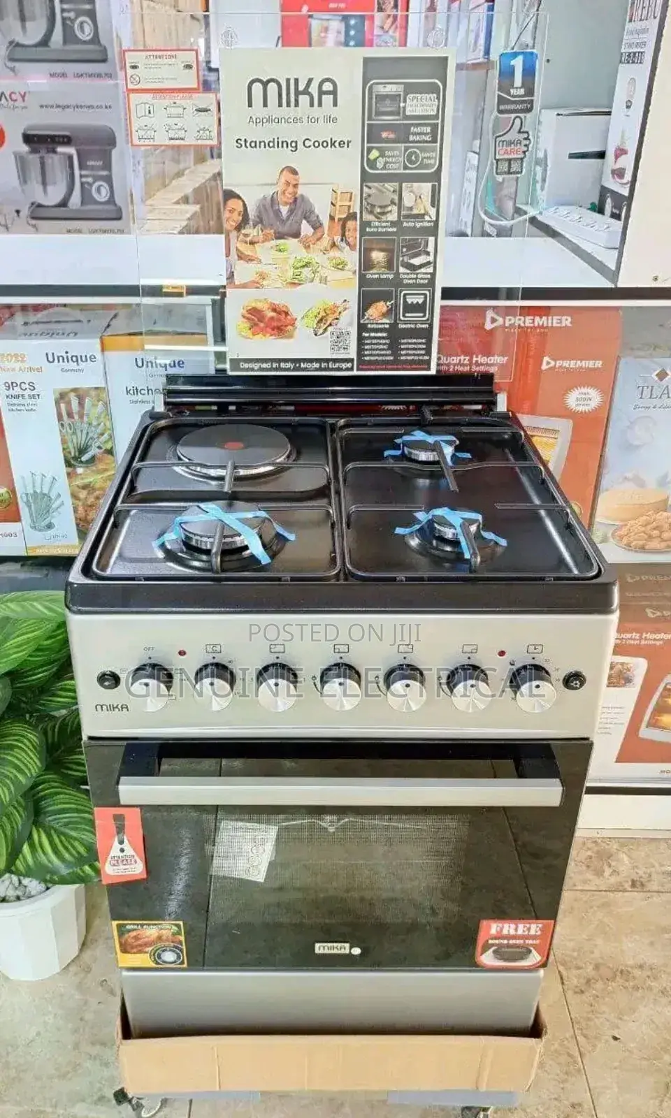 Modern 58x58 3-Gas 1-Electric Cooker