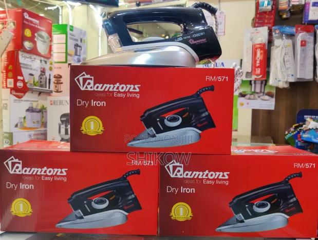 Ramtons Dry Iron Non Stick Soleplate Rm571(Brand:Ramtons)