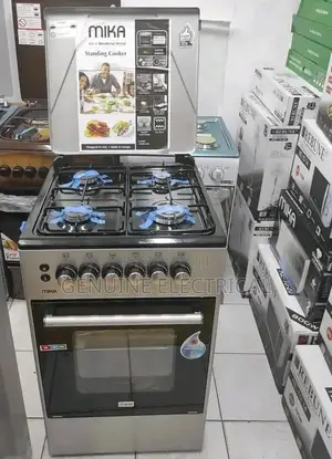 Mika 50*60 3g+1e Standing Cooker Electric Oven{Silver}