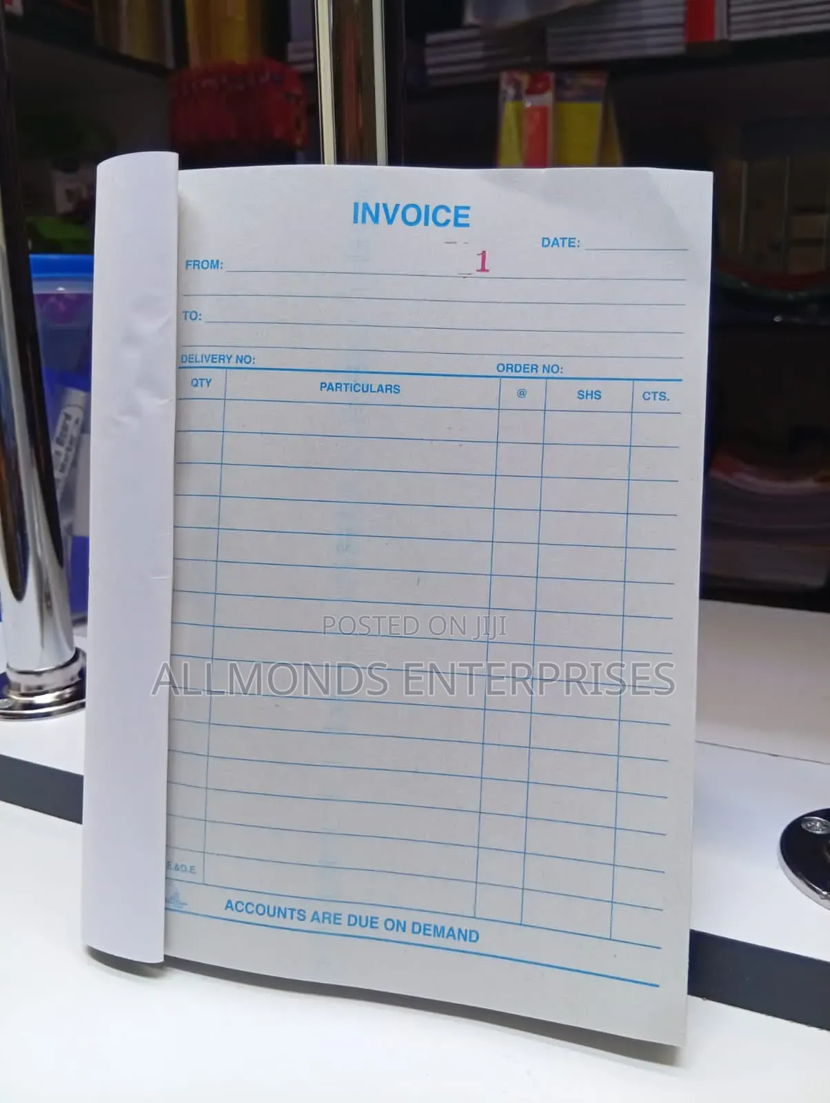 A5 Invoice Duplicate Book (100*2 Sheets)
