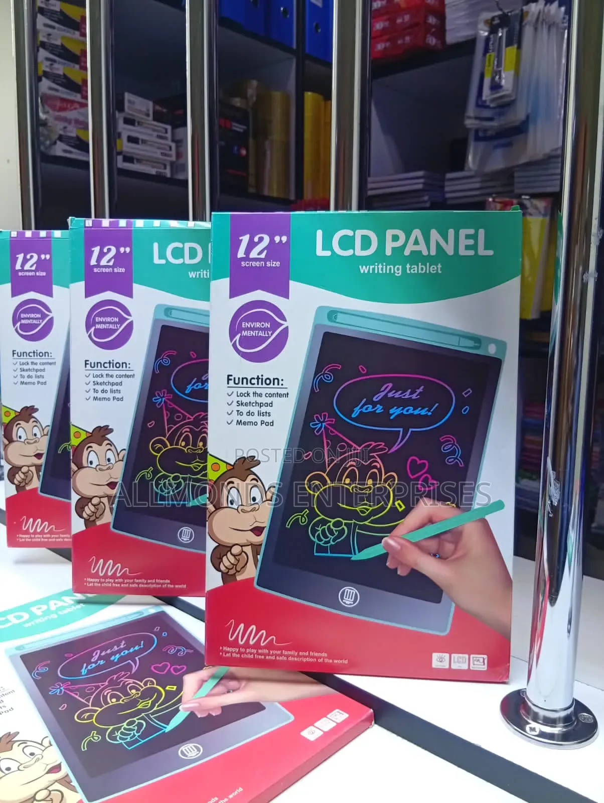 LCD Kids Writing Tablet/Pad 12"