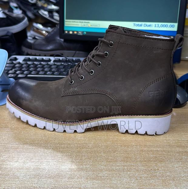 Fendi White Soled Boots - main view