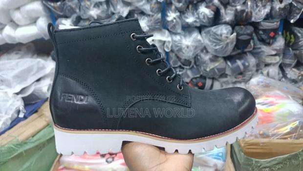 Fendi White Soled Boots - thumbnail 3