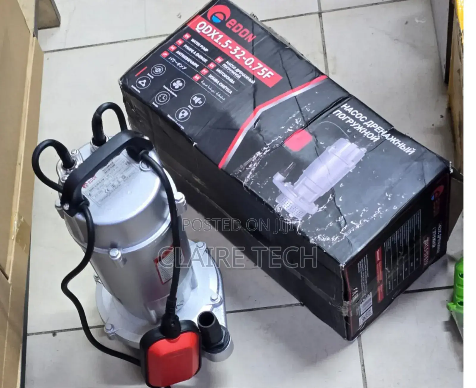 Edon 0.5hp Submersible Electric Water Pump