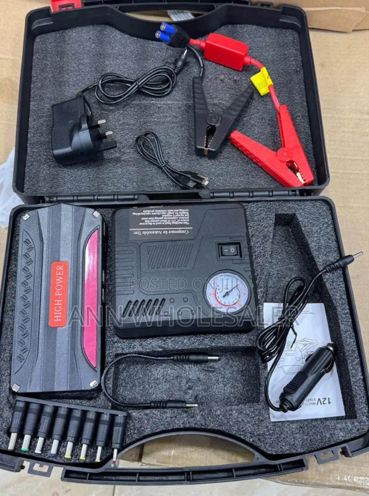 High Power / Car Jumper With Air Compressor