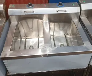 Stainless Steel Single Element Double Fryer