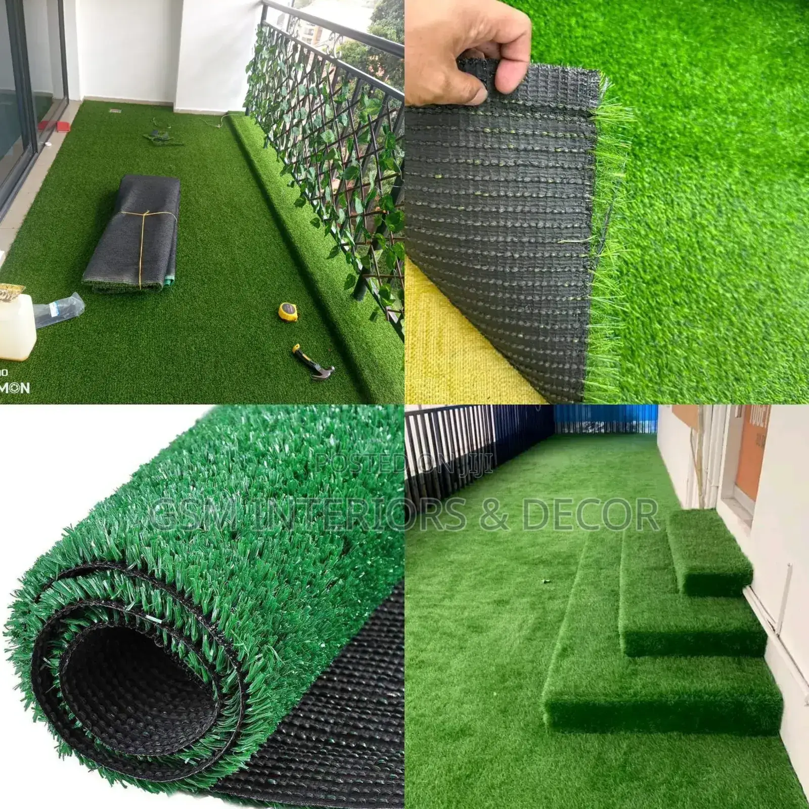 Grass Carpets Variety Green Grass Stairs