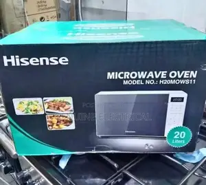 Hisense Microwave 20 Liters Silver and Black Color Digital