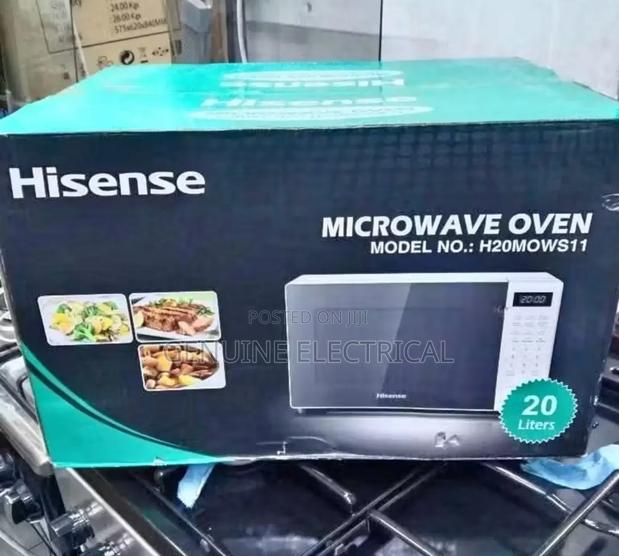 Hisense Microwave 20 Liters Silver and Black Color Digital