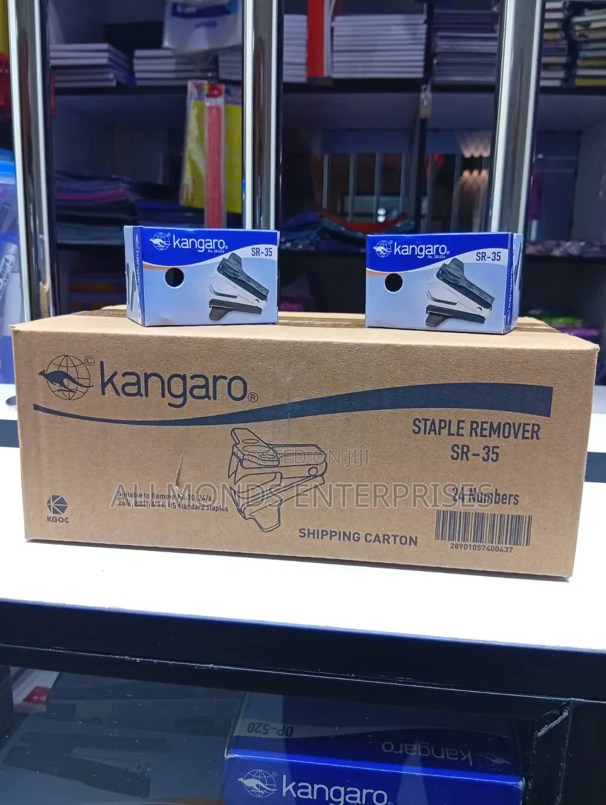 A Carton of Kangaroo Staple Remover Sr-35 - 24 Pieces
