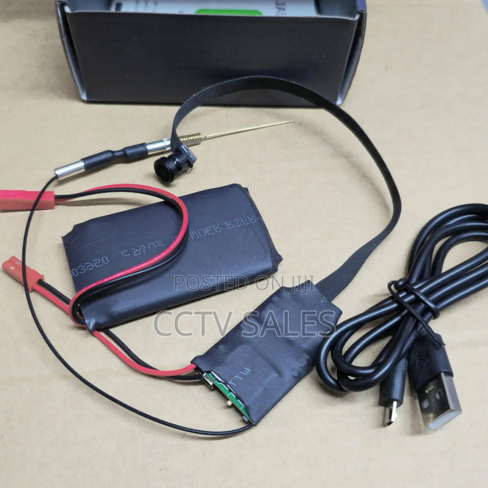 Hidden Spy Camera, With a Detached Lens