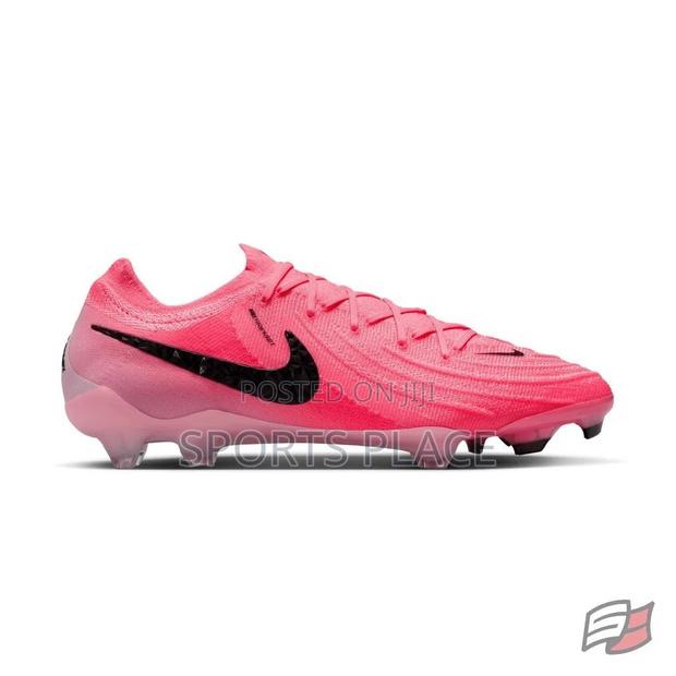 Nike Phantom Gx 2 Academy Fg/Mg (Pink/Black)Football Boots - main view