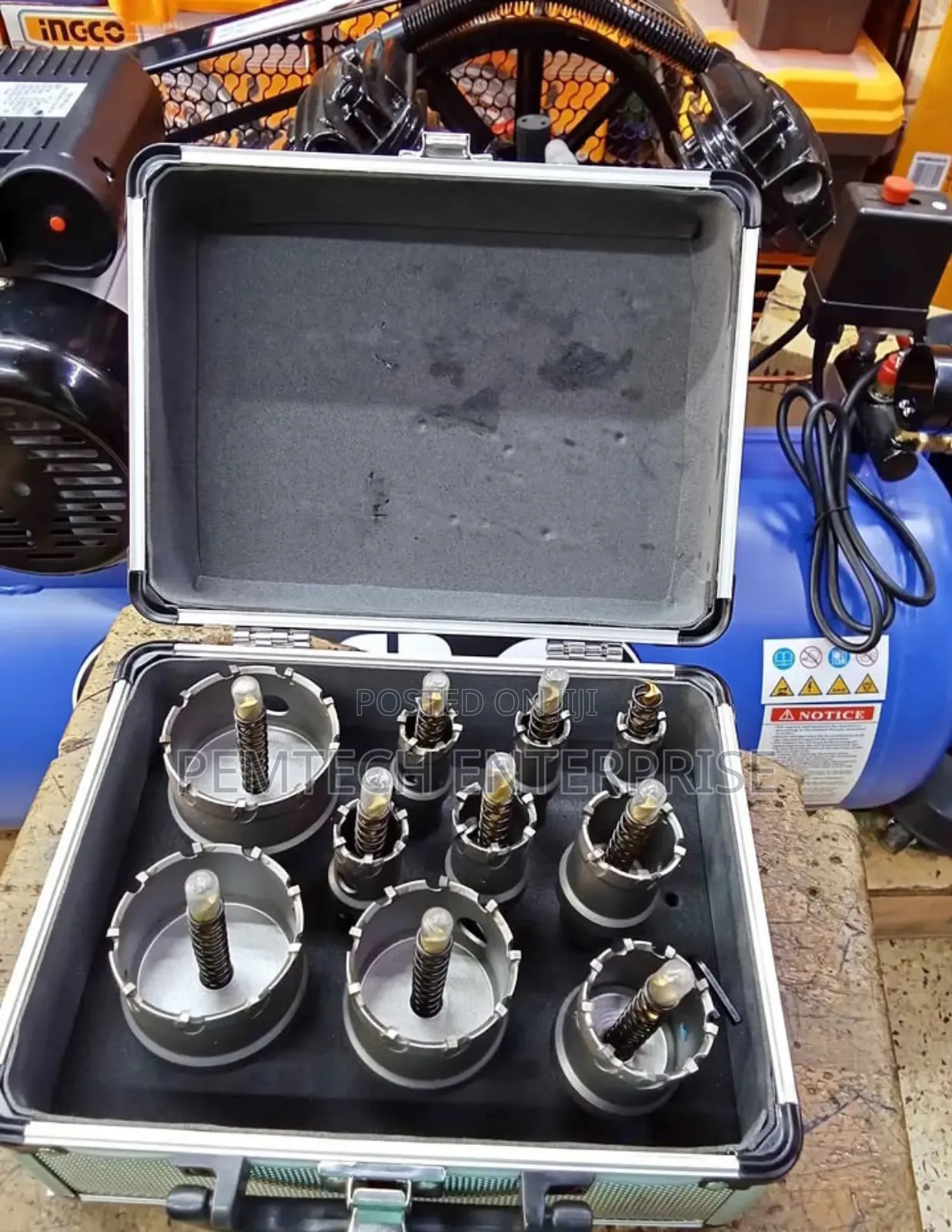 Heavy Duty 10pcs Carbide Metal Drill Bits