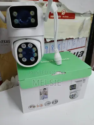 Original Icsee Dual Lens Water Proof Built in Siren PTZ Came