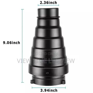 Adjustable Universal Conical Studio Snoot Honeycomb Grid