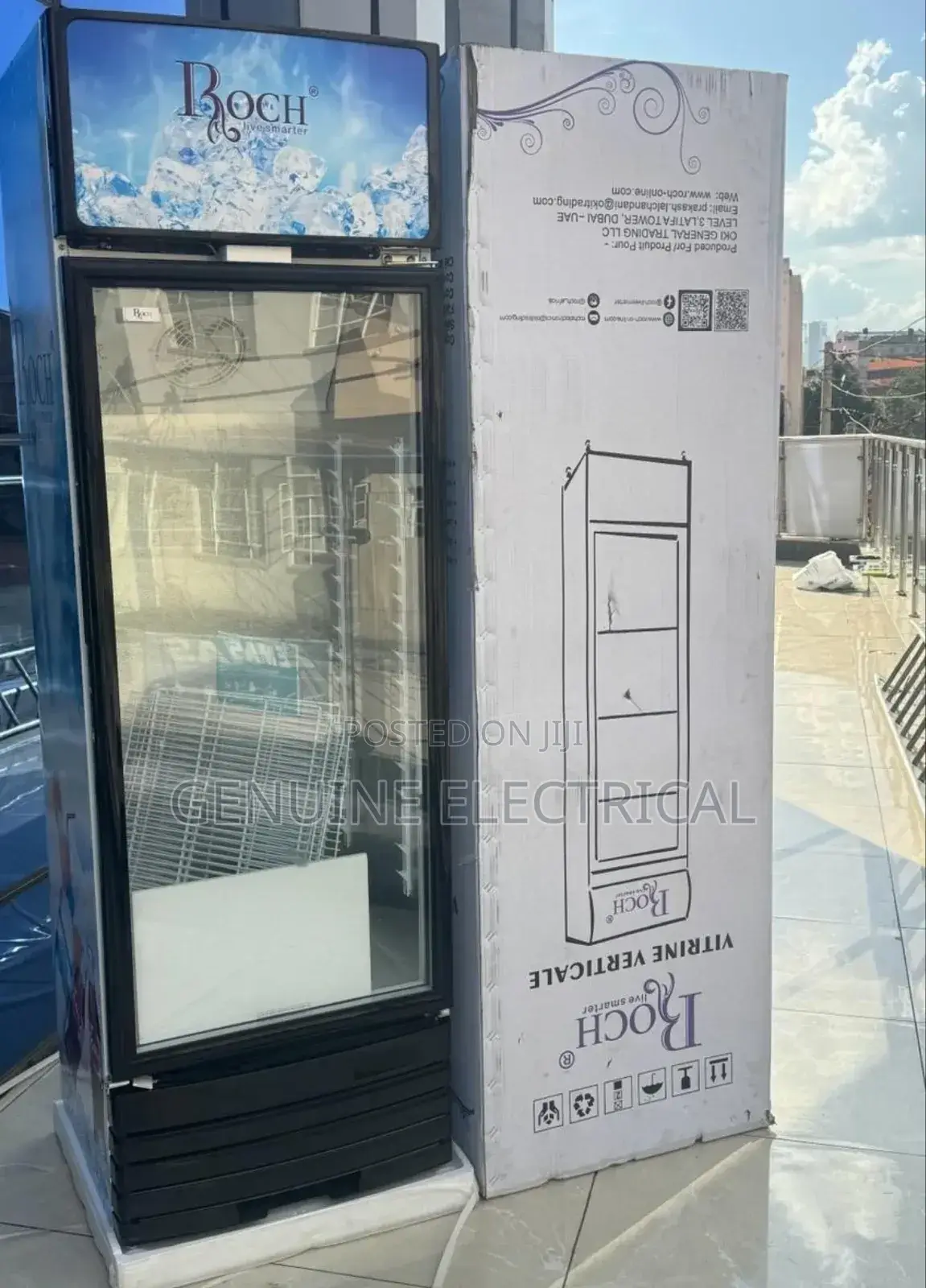 Roch 209l Showcase Cooler: Commercial Use,209 Litre Capacity