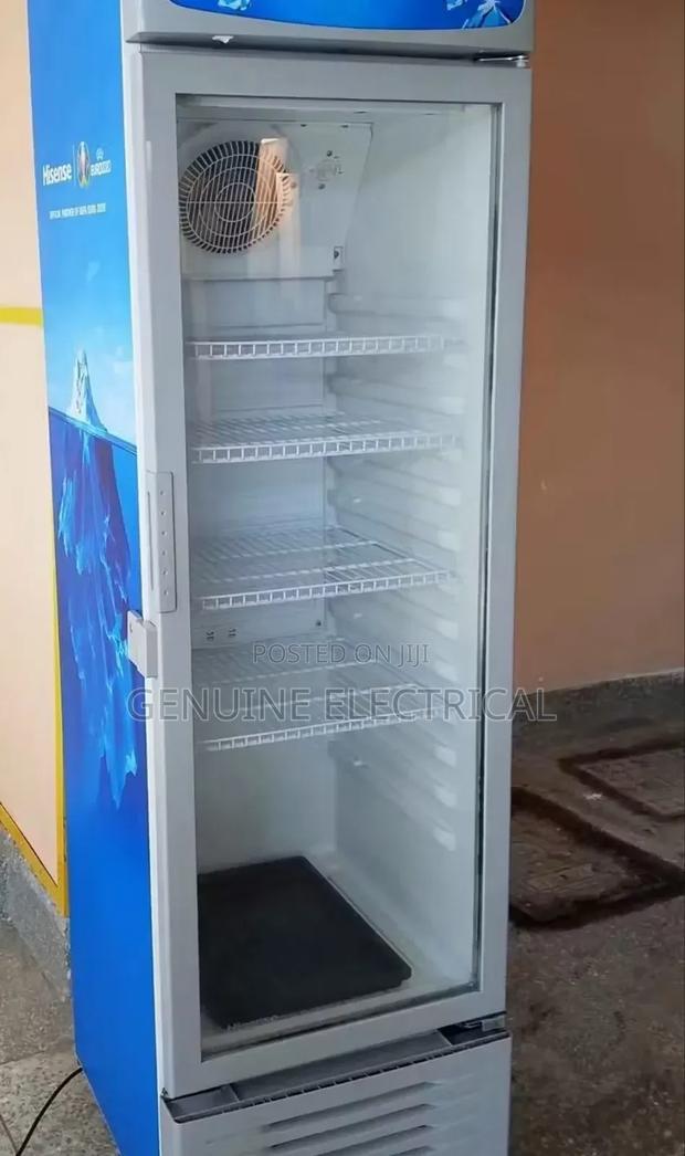 Hisense Showcase Fridge Glass Door With Lock and Key 282l Fl