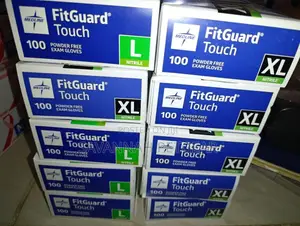Medline Fitguard Touch Nitrile Exam Gloves - L, Xl (100pcs)