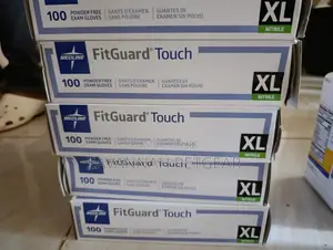 Medline Fitguard Touch Nitrile Exam Gloves - L, Xl (100pcs)