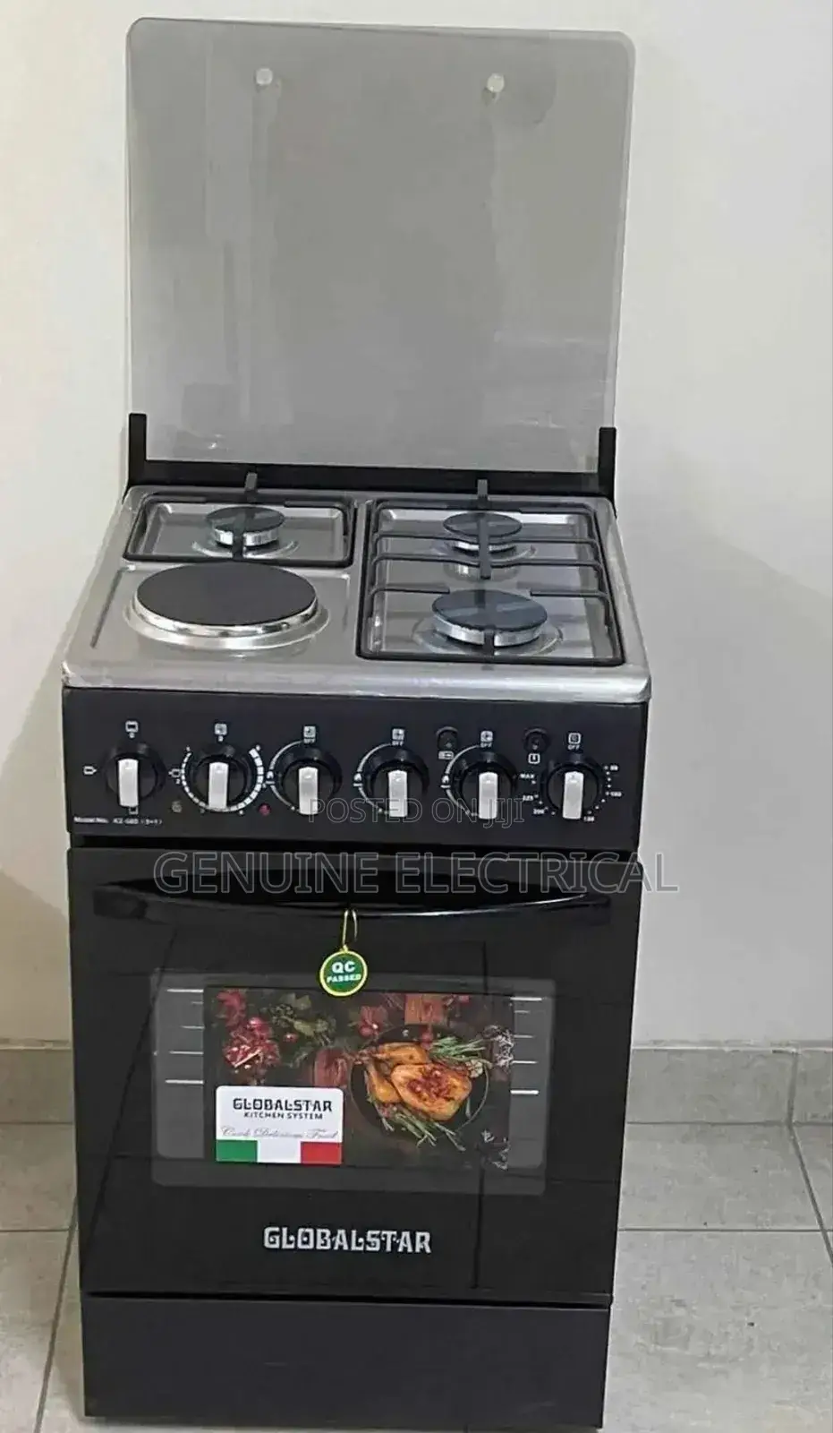 Globalstar 60cm Cooker With Roasting Oven Integrated Grill