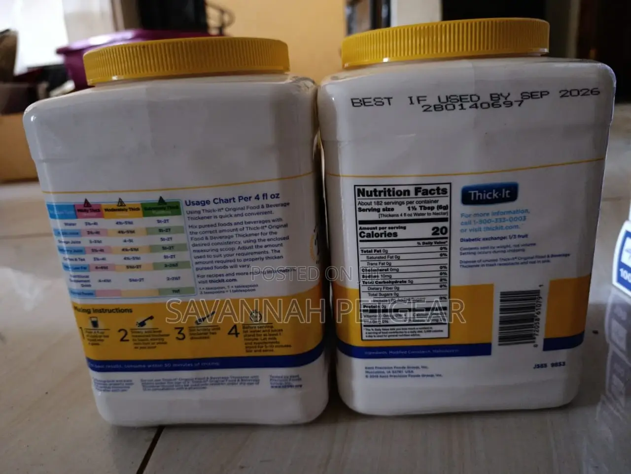 Thick-It Food Beverage Thickener, 36 Oz Canister, Original