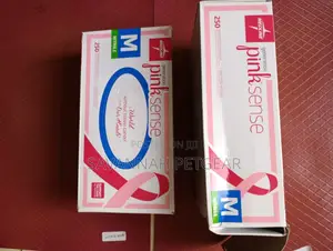 Pink Sense Nitrile Exam Gloves, Powder Free - 250 Pieces