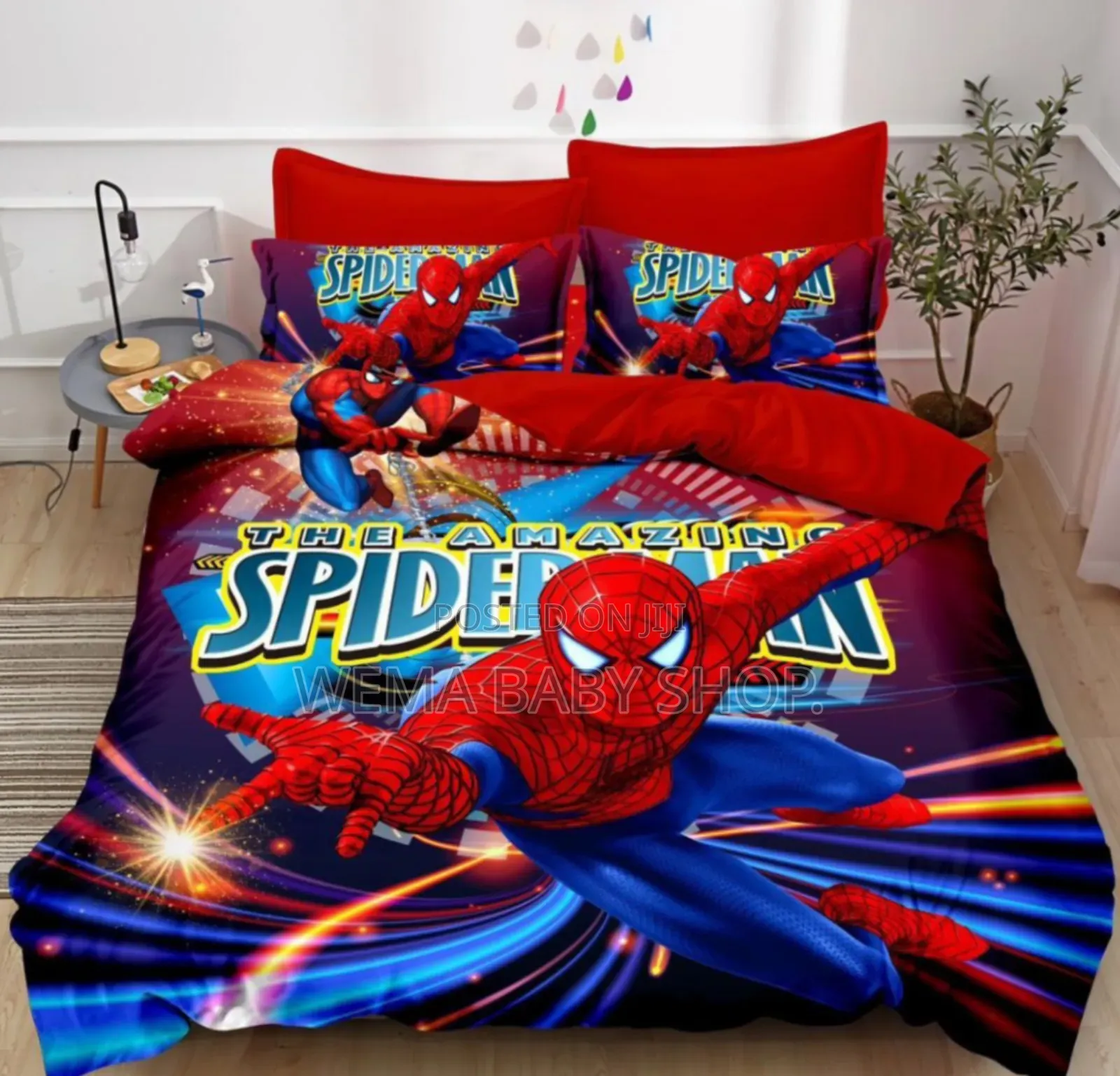 Cartoon Theemed Duvet 4*6 (One Sheet One Pillow Case)