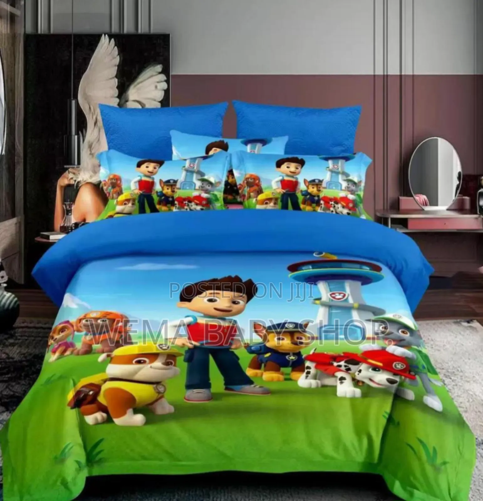 Cartoon Theemed Duvet 4*6 (One Sheet One Pillow Case)