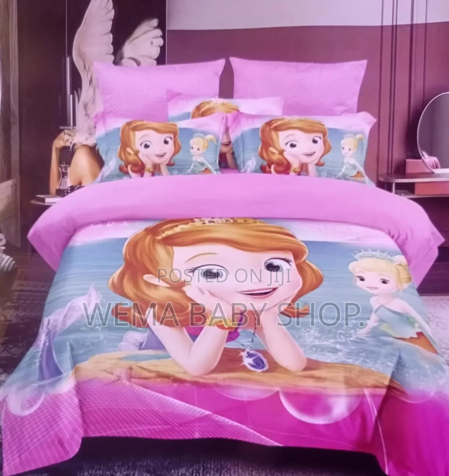Cartoon Theemed Duvet 4*6 (One Sheet One Pillow Case)