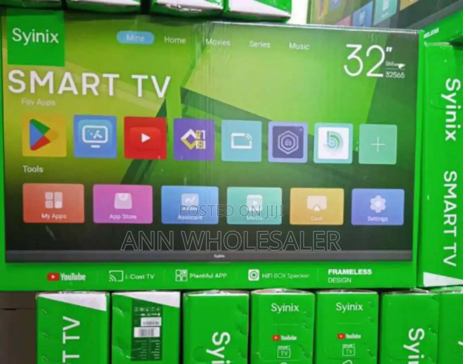 Bluetooth Enabled Amazing Experience 
Syinix 32smart Tv.