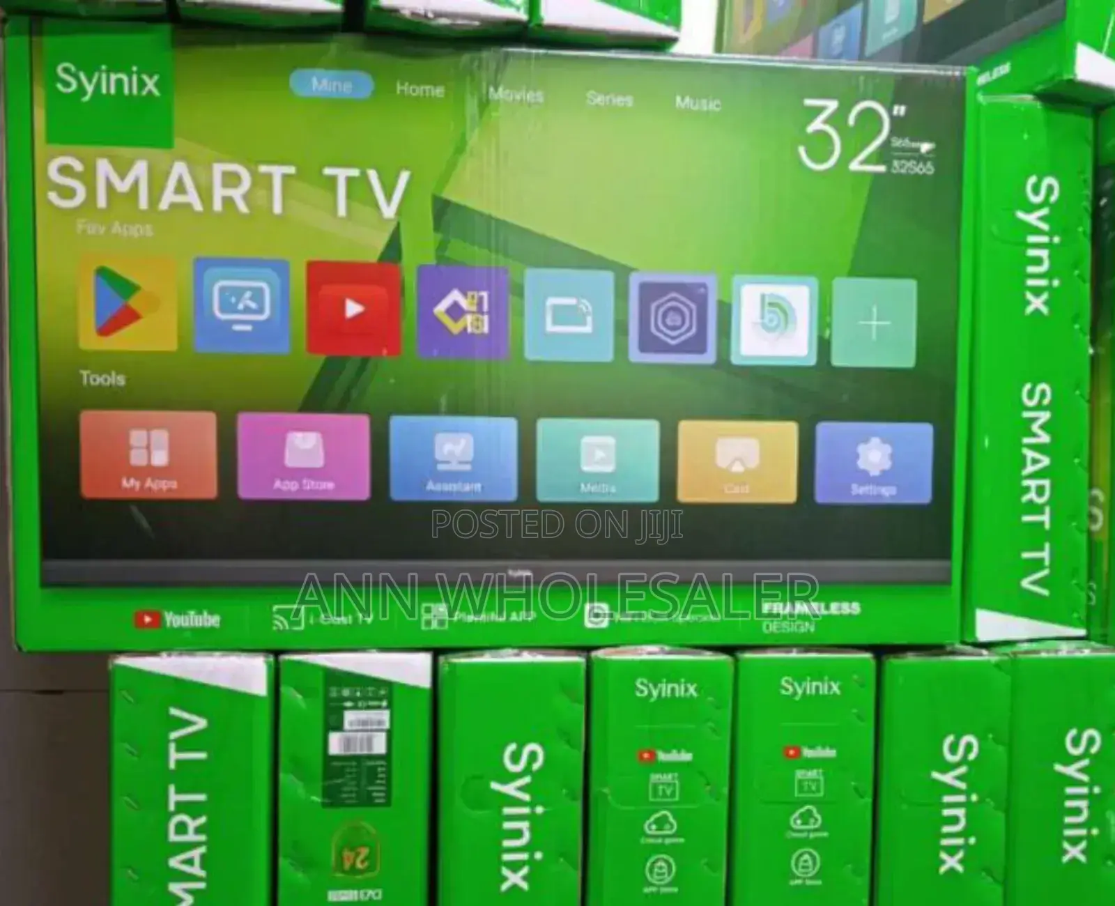 Bluetooth Enabled Amazing Experience 
Syinix 32smart Tv.