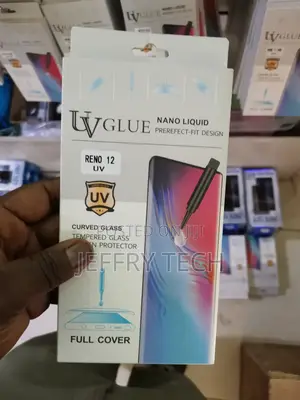 Faiyer Premium Curved Uv Tempered Glass for Oppo Reno 12