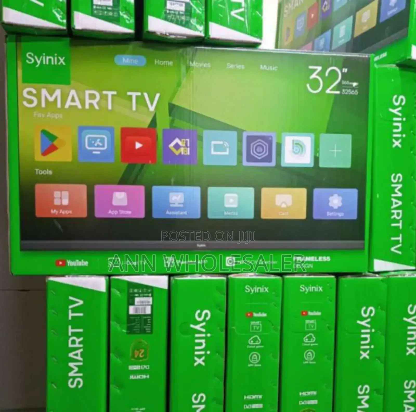 With Warranty Syinix 32 Inch Smart Tv v/8
