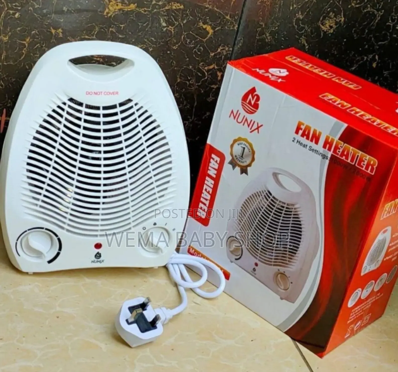 Nunix Electric Fan Room Heater