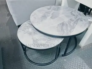 Pure Marble Nesting Table