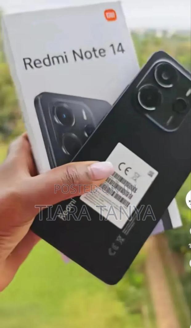 New Xiaomi Redmi Note 14 256 GB Black
