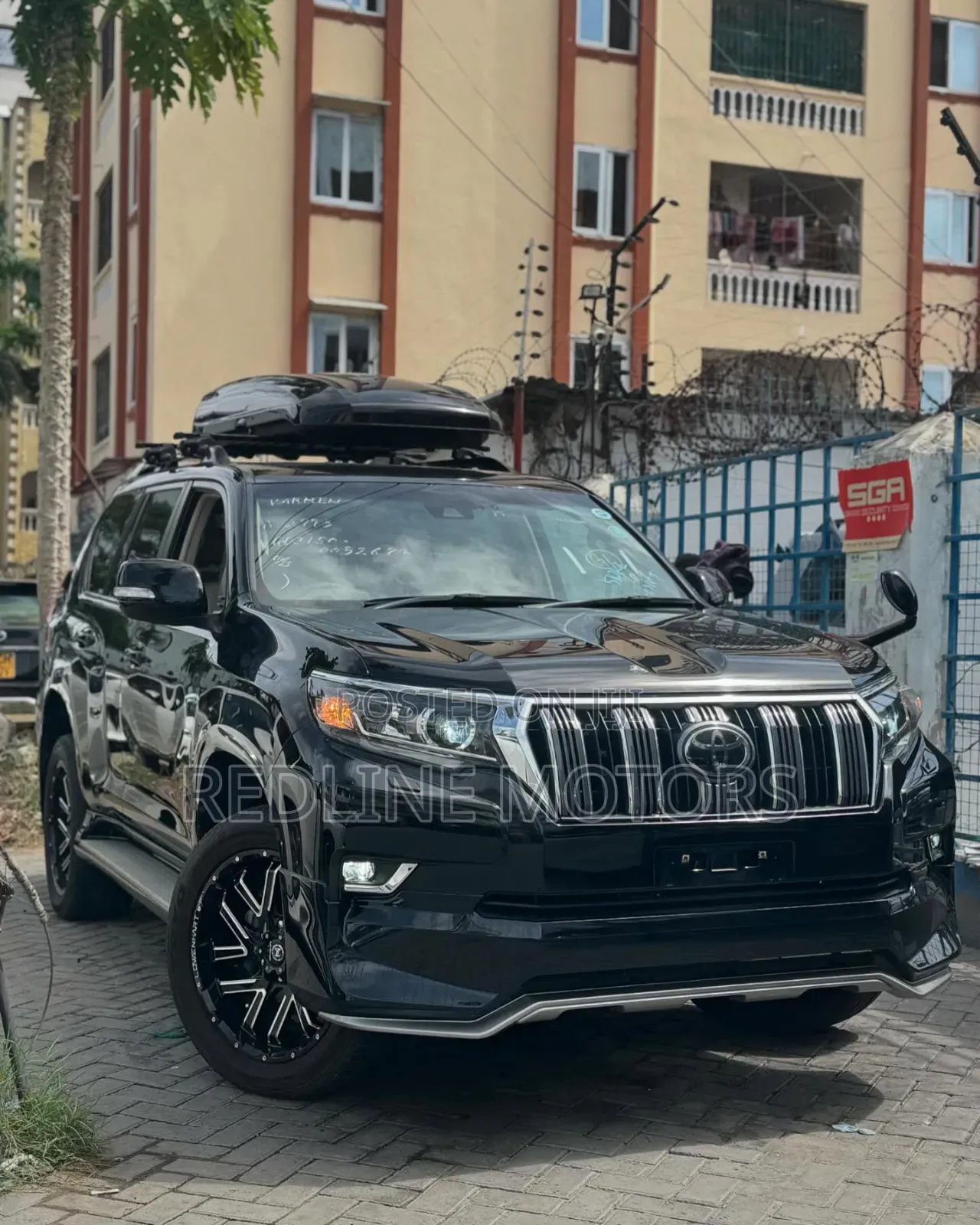 Toyota Land Cruiser Prado 2019 Matt Black