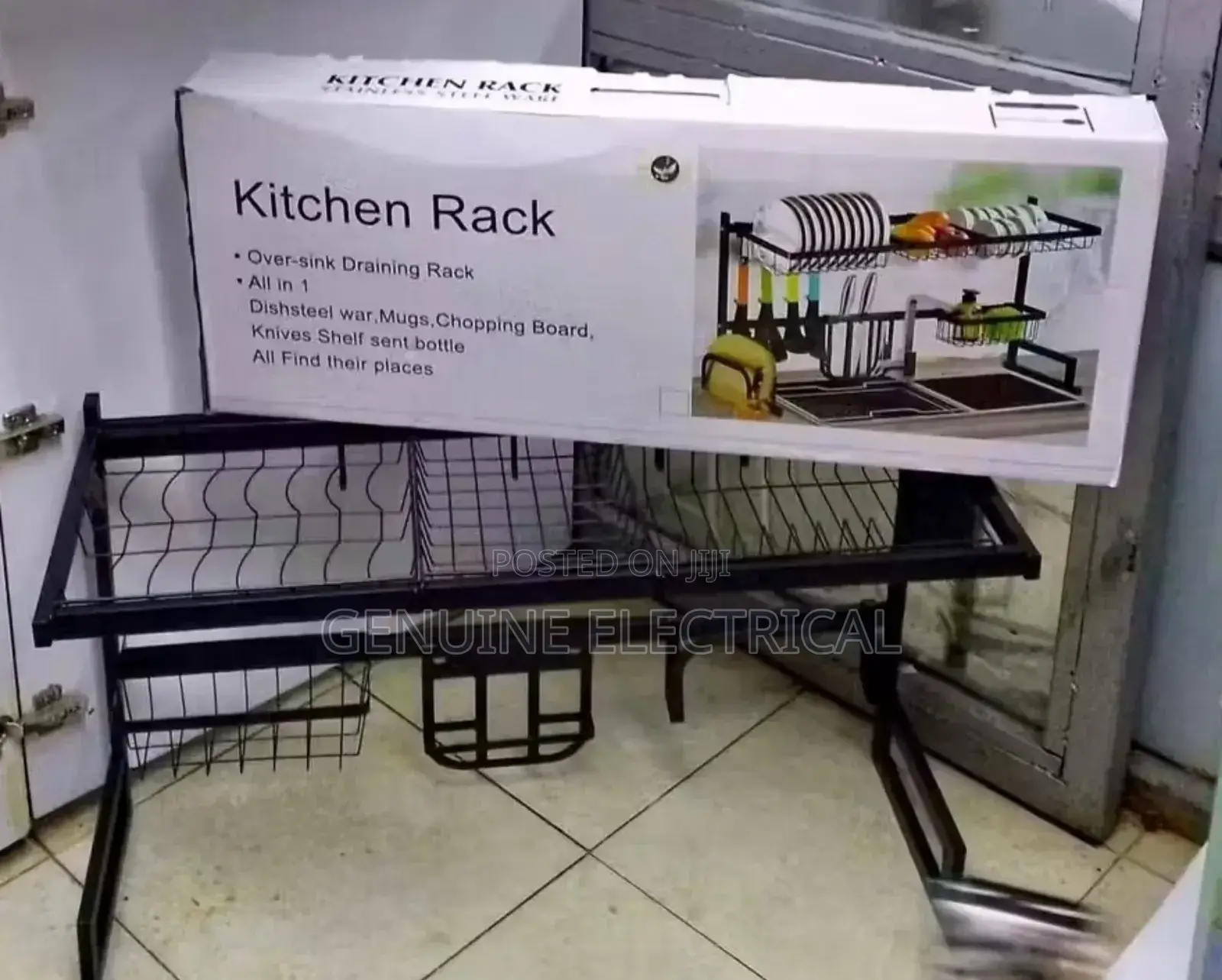 Spacious Dish Rack Over the Sink