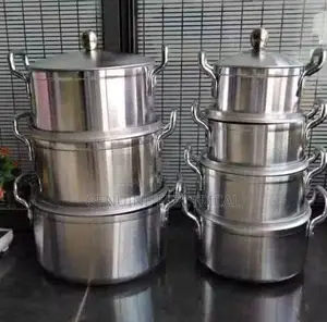Tornado 14pcs Stainless Alluminium Cookware Pot Sufuria Set