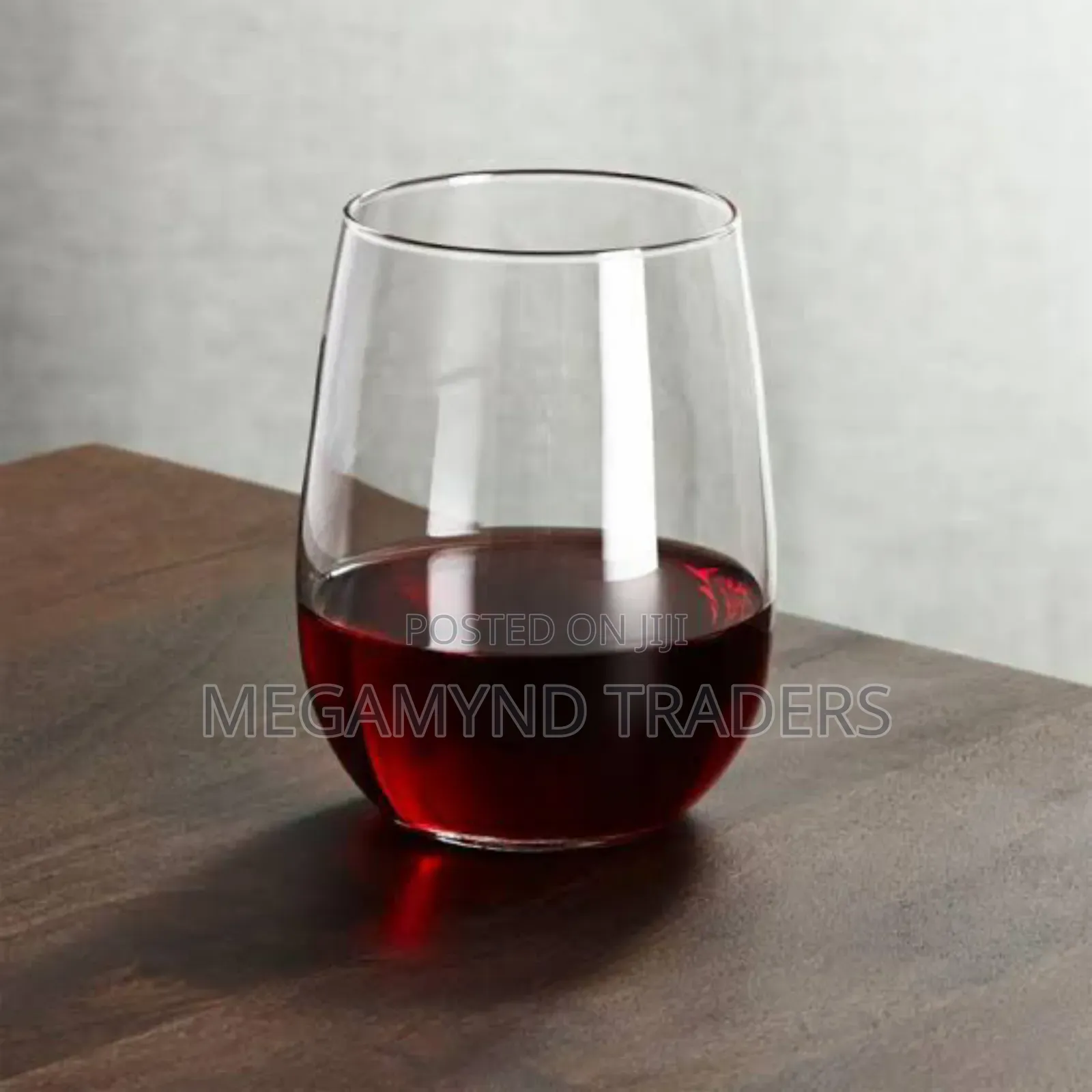 Wine Glass 630ml/6pc Stemless Wine Glasses