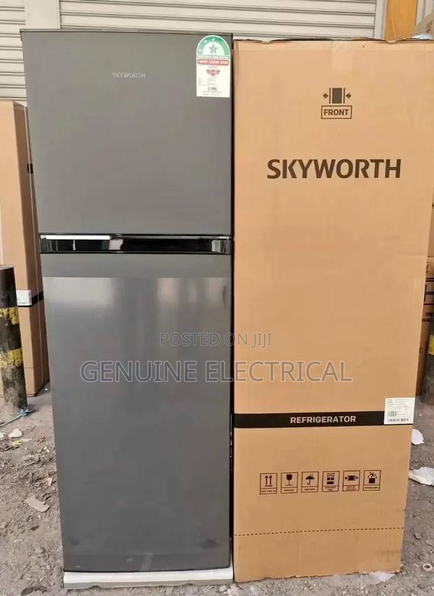 Skyworth 280l Double Door Refrigerator *Energy Efficient