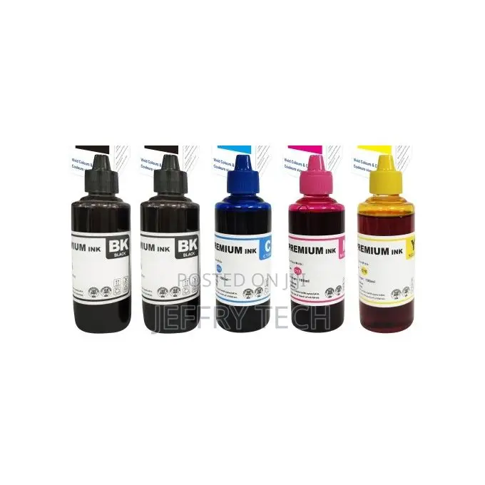 Premium Refill Ink Premium 5 Color 100 Ml for Ink Printers