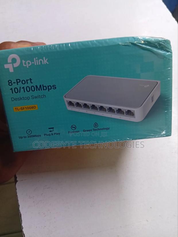 Tp-Link Tl-Sf1008d 8-Port 10/100mbps Desktop Switch - thumbnail 3