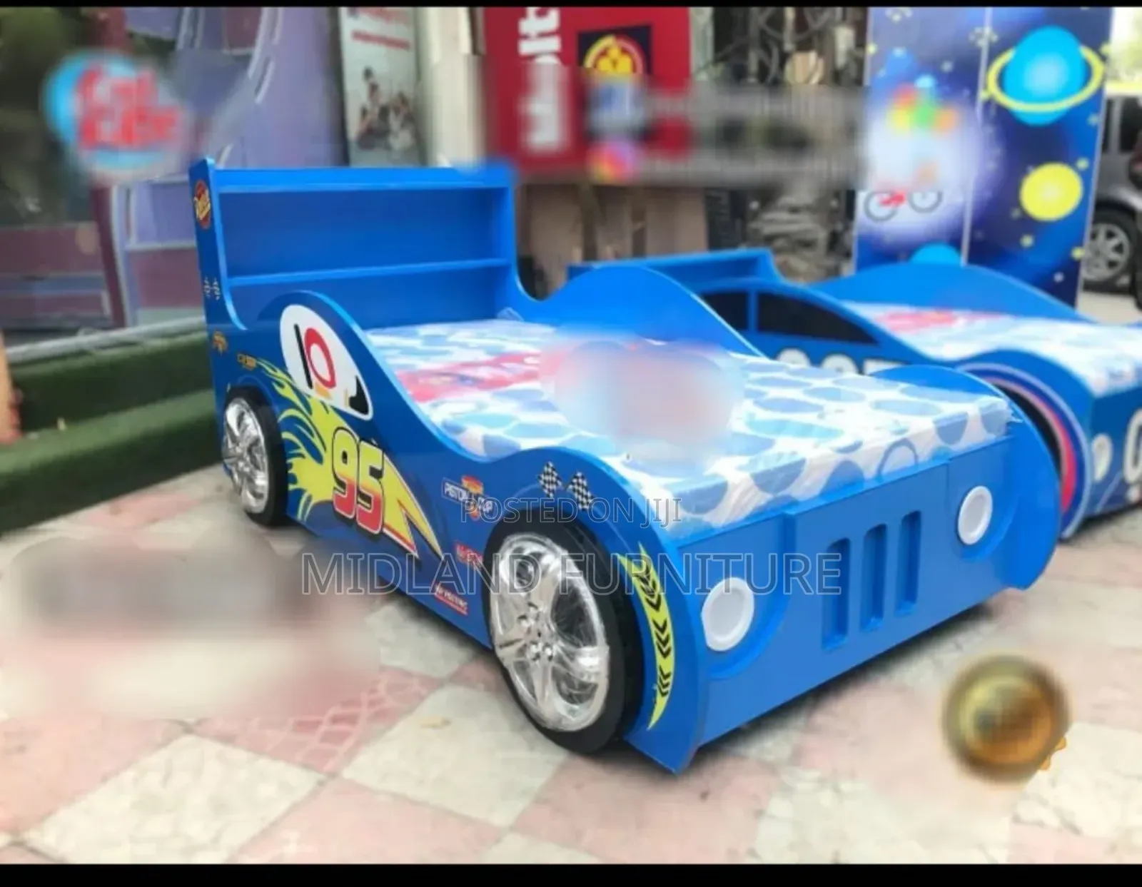 Race -Car Beds for Children. Customized With Lights