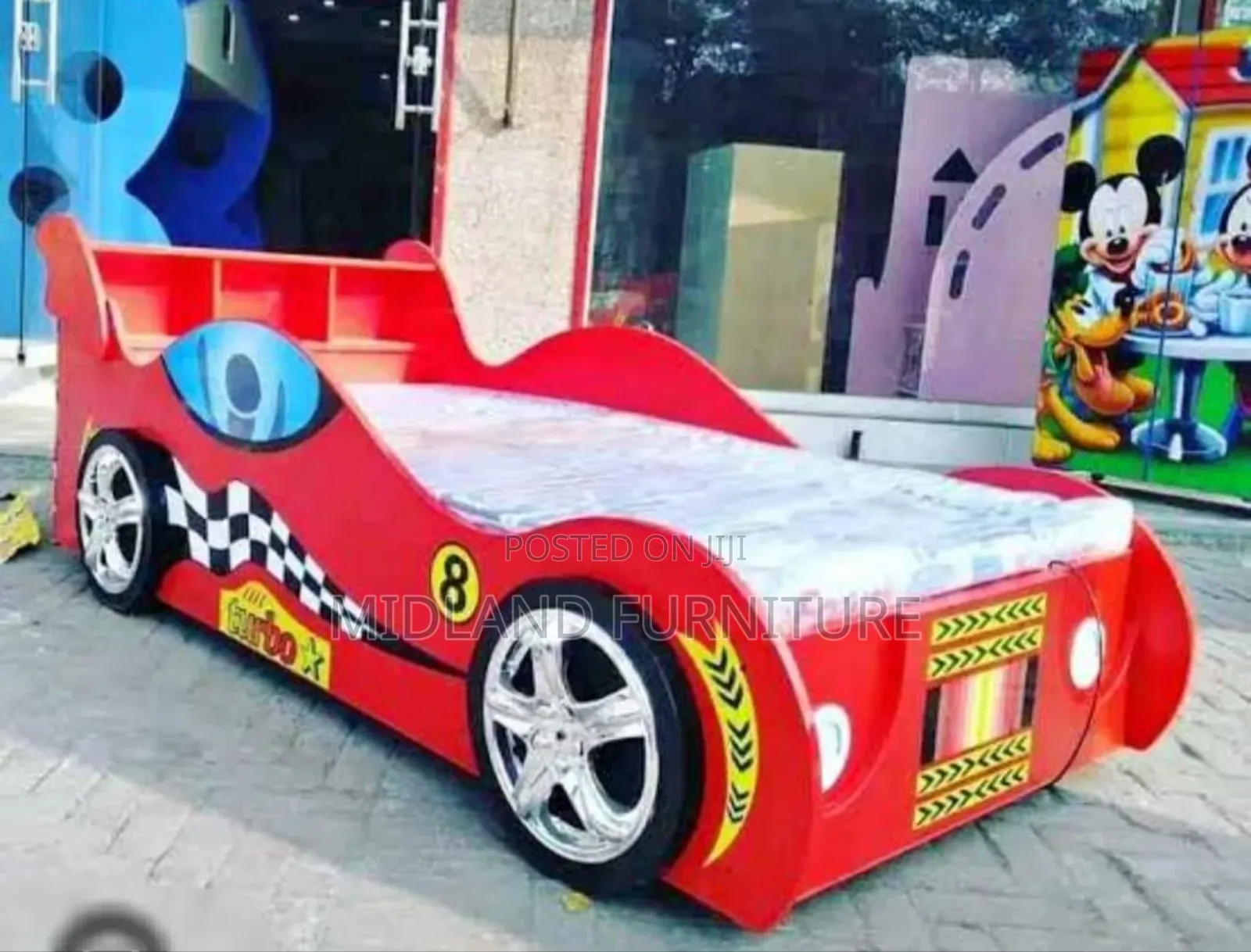 Race -Car Beds for Children. Customized With Lights