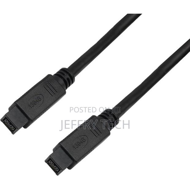 Firewire 800 Black Cable 9-Pin to 9-Pin Ieee 1394b for Pc